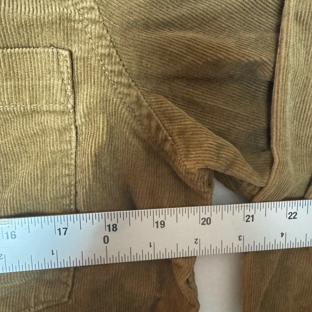 Vans XL Brown Corduroy Button-Up Shirt‎ Embroidered Logo Skate Style - Picture 7 of 9